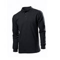 Front - Stedman Mens Long Sleeved Cotton Polo