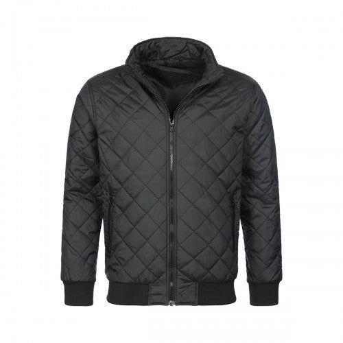 Front - Stedman Active Quilted Blouson Mens Jacket