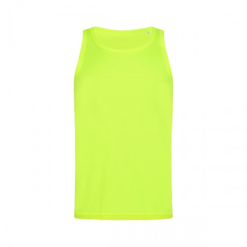 Front - Stedman Mens Active Poly Sports Vest