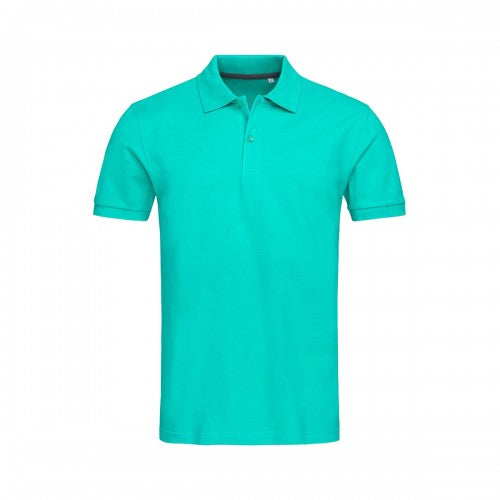 Front - Stedman Mens Henry Cotton Polo