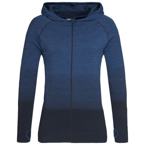 Front - Stedman Womens/Ladies Active Seamless Raglan Jacket
