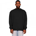 Front - Casual Classics Mens Ringspun Cotton Extended Neckline Tall Oversized Sweatshirt