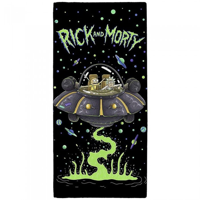 Front - Rick And Morty UFO Towel