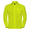 Front - Russell Collection Mens Long Sleeve Shirt