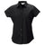 Front - Russell Collection Ladies/Womens Cap Sleeve Easy Care Fitted Shirt