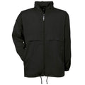Front - B&C Mens Air Lightweight Windproof, Showerproof & Water Repellent Jacket
