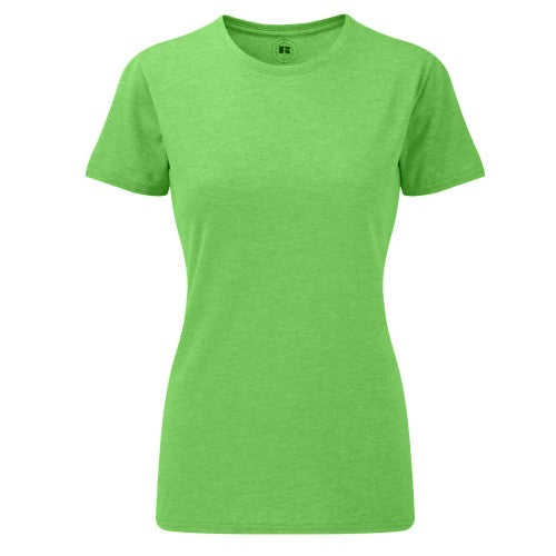 Front - Russell Womens Slim Fit Longer Length Short Sleeve T-Shirt