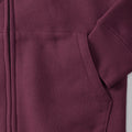 Burgundy - Lifestyle - Russell Ladies Premium Authentic Zipped Hoodie (3-Layer Fabric)