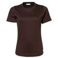 Front - Tee Jays Womens/Ladies Interlock Short Sleeve T-Shirt