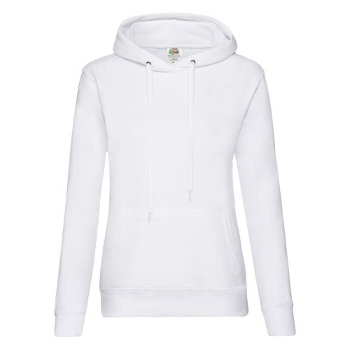 Front - Fruit Of The Loom Ladies Lady Fit Hooded Sweatshirt / Hoodie