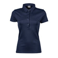 Front - Tee Jays Womens/Ladies Pima Short Sleeve Cotton Polo Shirt