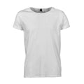 Front - Tee Jays Mens Roll Sleeve Cotton T-Shirt
