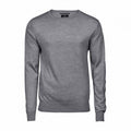 Front - Tee Jays Mens Knitted Crew Neck Sweater