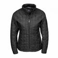 Front - Tee Jays Womens/Ladies Berlin Square Quilted Jacket