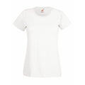 Front - Womens/Ladies Value Fitted Short Sleeve Casual T-Shirt