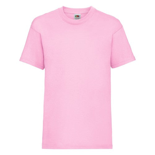 Front - Fruit Of The Loom Childrens/Kids Unisex Valueweight Short Sleeve T-Shirt (Pack of 2)