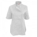 Front - Dennys Womens/Ladies Short Sleeve Fitted Chef Jacket (Pack of 2)