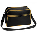 Front - Bagbase Retro Adjustable Shoulder Bag (18 Litres) (Pack of 2)