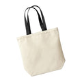 Front - Westford Mill Plain Fair Trade Camden Shopper / Shopping Bag (13 Litres) (Pack of 2)