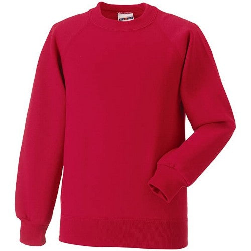 Front - Jerzees Schoolgear Childrens/Kids Raglan Sweatshirt
