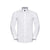 Front - Russell Collection Mens Herringbone Tailored Long-Sleeved Formal Shirt