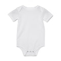 Front - Bella + Canvas Baby Jersey Short-Sleeved Jumpsuit