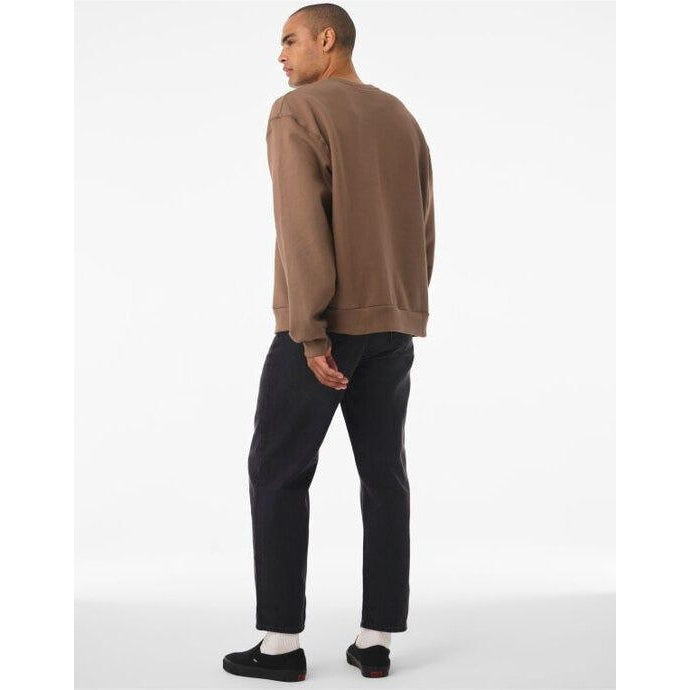 Vintage Brown - Close up - Bella + Canvas Unisex Adult Heavyweight Crew Neck Sweatshirt