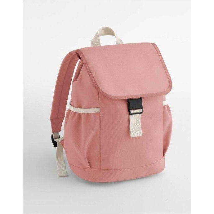 Rose Pink - Back - Bagbase Childrens-Kids Adventure Backpack