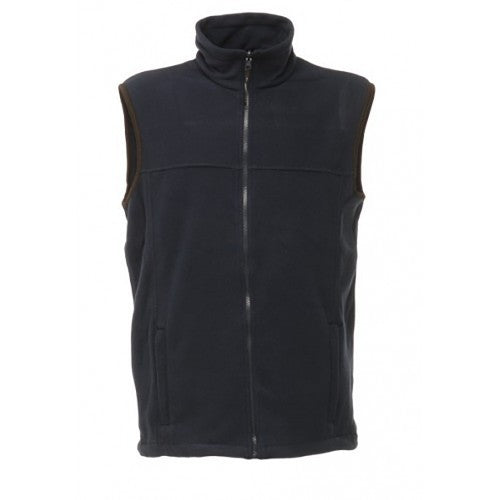 Front - Regatta Haber II Full-Zip Bodywarmer Fleece Anti-Pill Jacket (250 GSM)