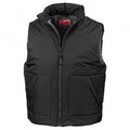 Front - Result Fleece Lined Bodywarmer Water Repellent Windproof Jacket
