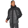 Front - Kings Will Dream Mens Deyton Colour Block Short Puffer Jacket