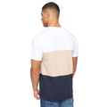 Front - Henleys Mens Henpanel Colour Block Cotton T-Shirt