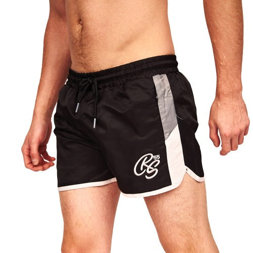 Front - Crosshatch Mens Barli Swim Shorts