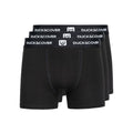 Black-White - Front - Duck and Cover Mens Villani Boxer Shorts (Pack of 3)