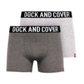 Front - Duck and Cover Mens Darton Marl Boxer Shorts (Pack of 2)