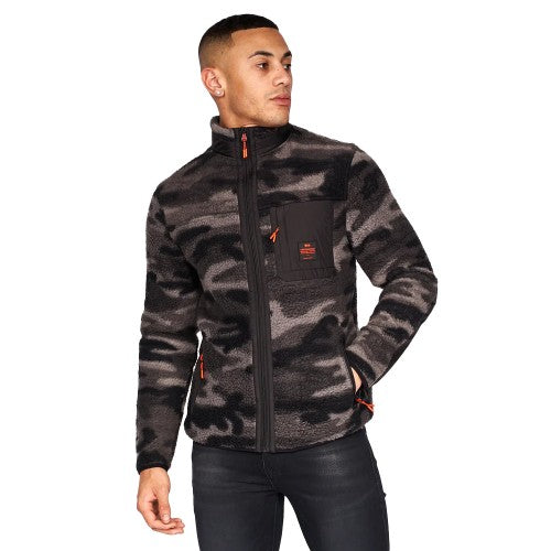 Front - Crosshatch Mens Cramtowns Fleece Jacket