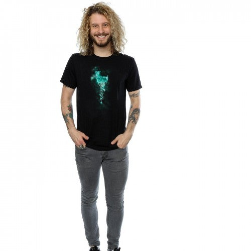 Black - Close up - Harry Potter Mens Always Severus Snape Cotton T-Shirt