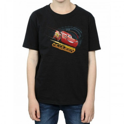 Front - Cars Boys Lightning McQueen Cotton T-Shirt