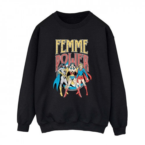 Front - DC Comics Womens/Ladies Femme Power Wonder Woman Sweatshirt
