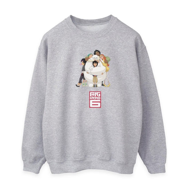 Front - Big Hero 6 Womens/Ladies Baymax Hug Sweatshirt
