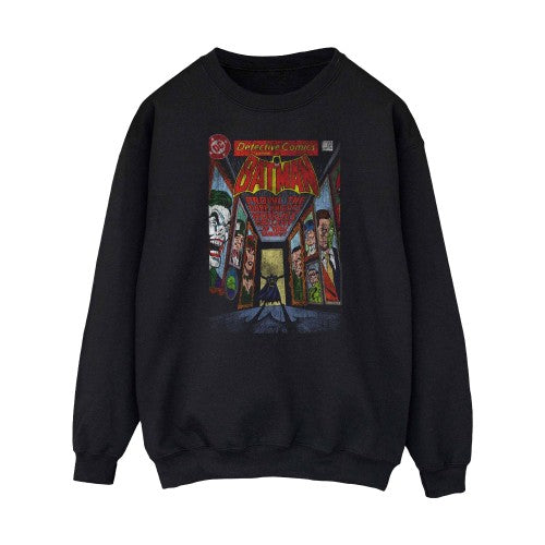 Front - Batman Womens/Ladies Rogues Gallery Comic Cover Sweatshirt