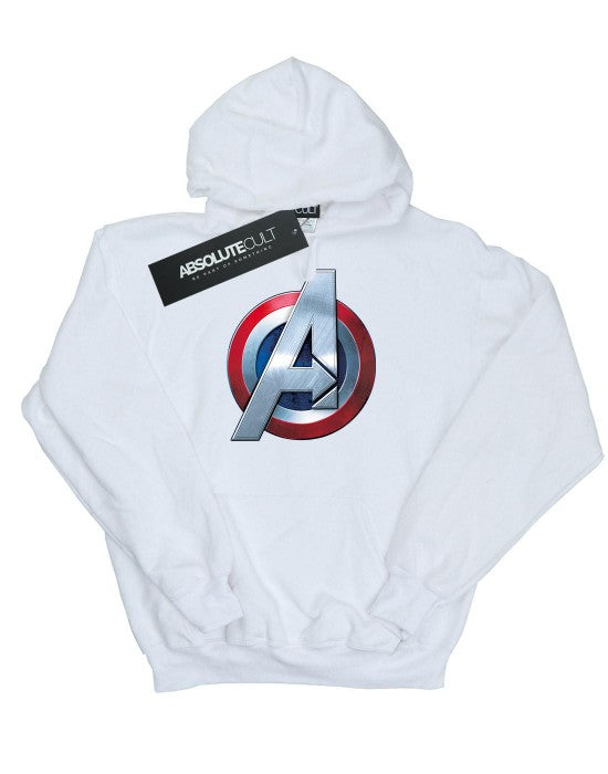 Front - Marvel Mens Avengers 3D Logo Hoodie