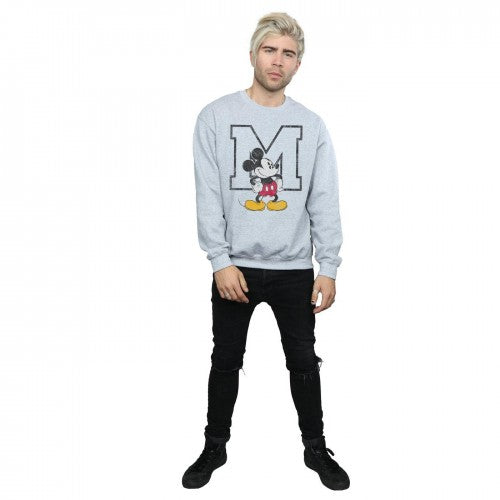 Sports Grey - Lifestyle - Disney Mens Classic M Mickey Mouse Sweatshirt