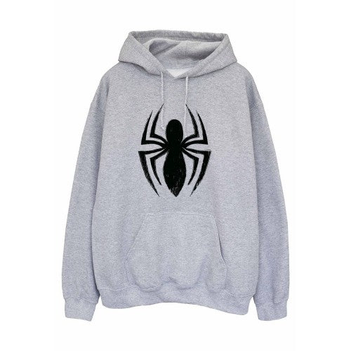 Front - Spider-Man Mens Ultimate Spider Logo Hoodie