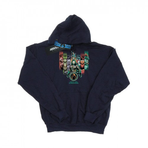 Front - DC Comics Mens Aquaman Unite The Kingdoms Hoodie