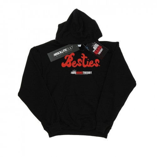 Front - The Big Bang Theory Mens Besties Text Hoodie