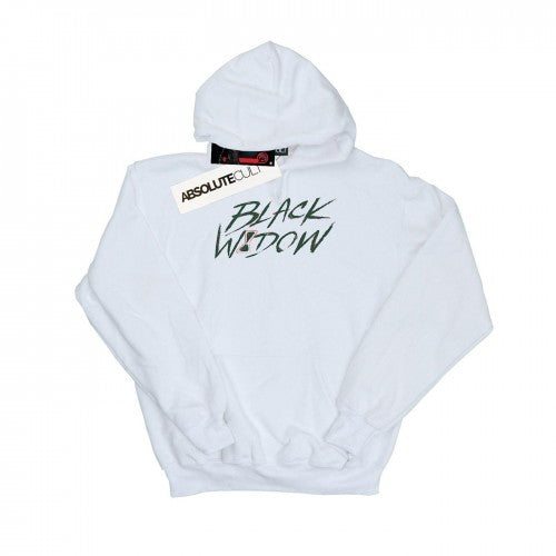 Front - Marvel Mens Black Widow Movie Alt Logo Hoodie