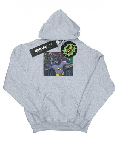 Front - DC Comics Mens Batman TV Series Batdance Photo Hoodie