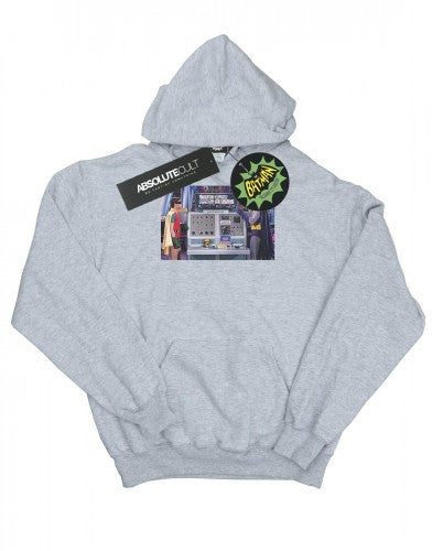Front - DC Comics Mens Batman TV Series Batcomputer Hoodie