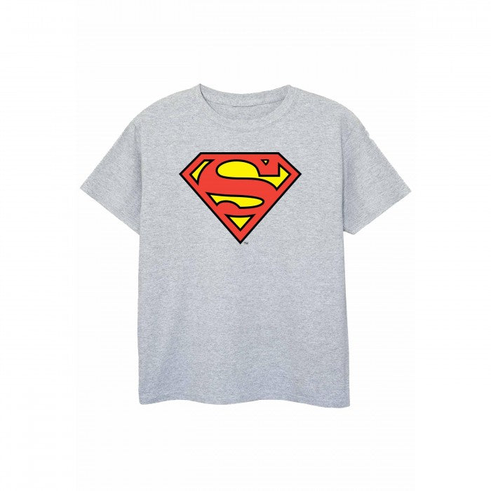 Front - Superman Girls Logo T-Shirt